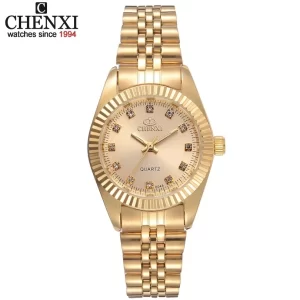 CHENXI: Relógio Feminino de Luxo com Strass e Elegância Atemporal